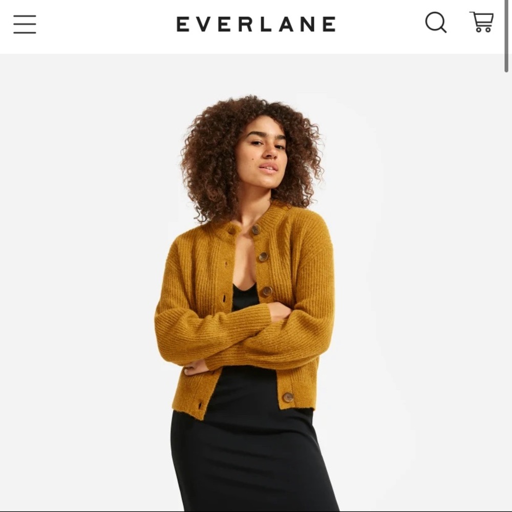 Everlane Alpaca cardigan - size S